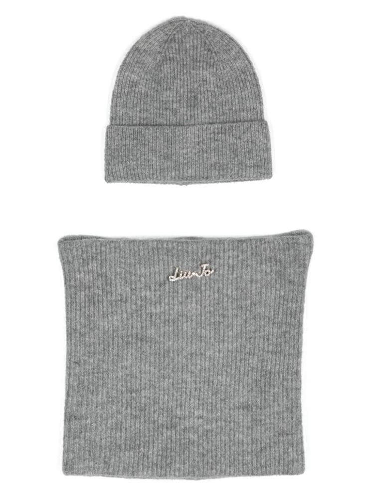 LIU JO beanie and snood set - Grey Cover