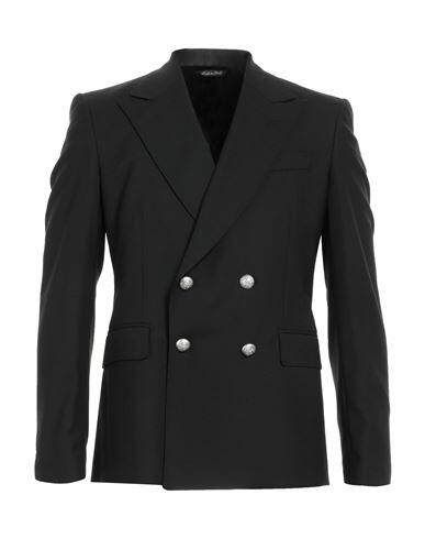 Brian Dales Man Blazer Black Polyester, Wool, Elastane Cover