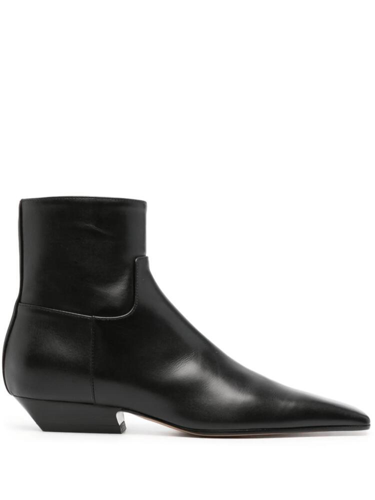 KHAITE The Marfa leather ankle boots - Black Cover