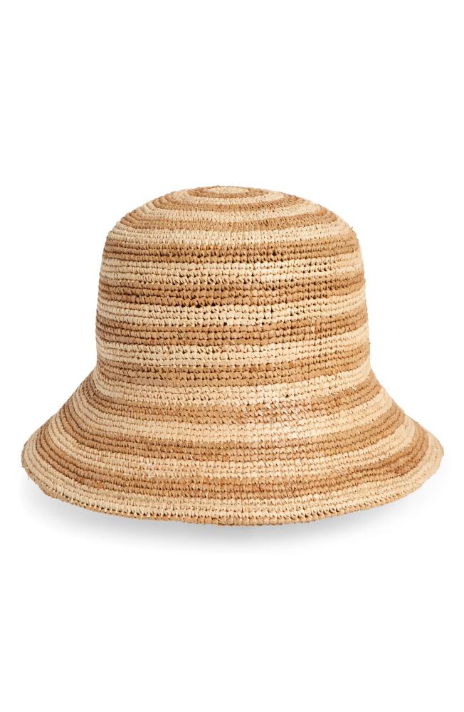 Lack of Color The Inca Raffia Bucket Hat in Natural/brown Cover