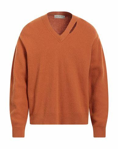 Paura Man Sweater Orange Wool Cover