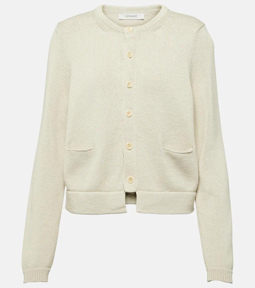 Lemaire Cropped cotton cardigan Cover