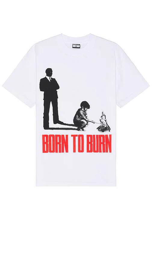 Babylon Born To Burn T-Shirt in White Cover