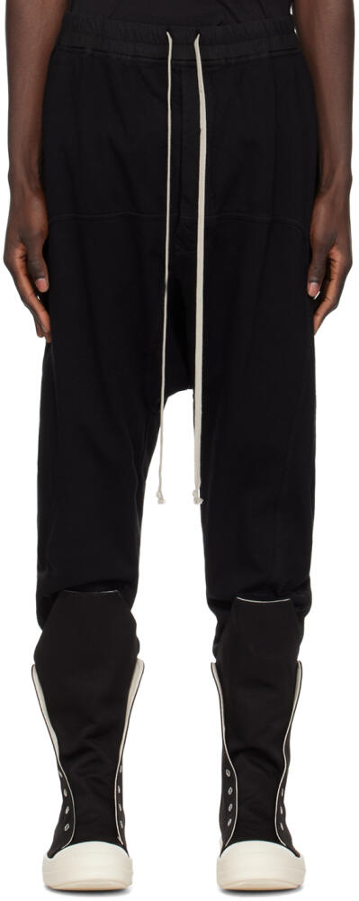 Rick Owens DRKSHDW Black Slim-Fit Sweatpants Cover