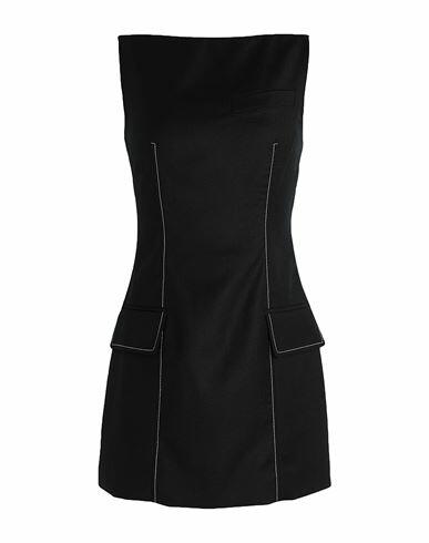 Aya Muse Woman Mini dress Black Wool Cover