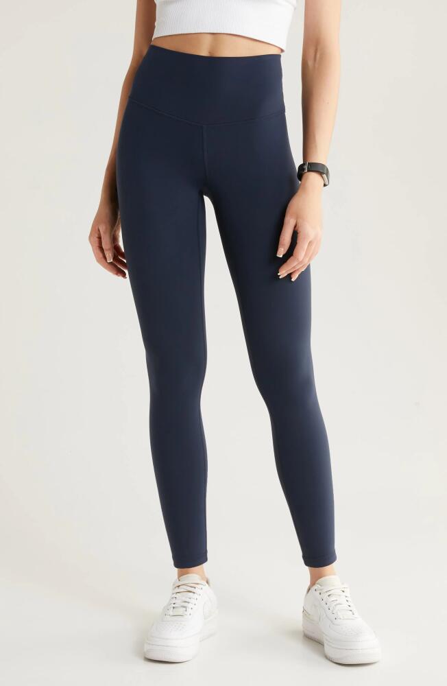 zella Studio Luxe High Waist 7/8 Leggings in Navy Sapphire Cover