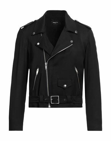 The Kooples Man Jacket Black Viscose Cover