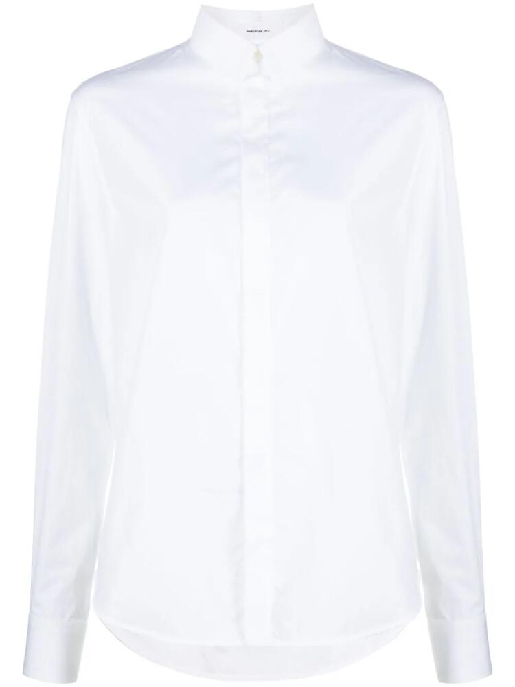 WARDROBE.NYC long-sleeve cotton shirt - White Cover