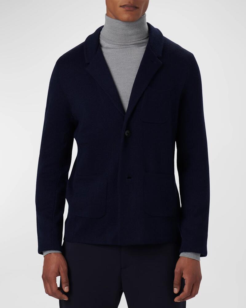 Bugatchi Men's Sweater Knit Blazer Cover