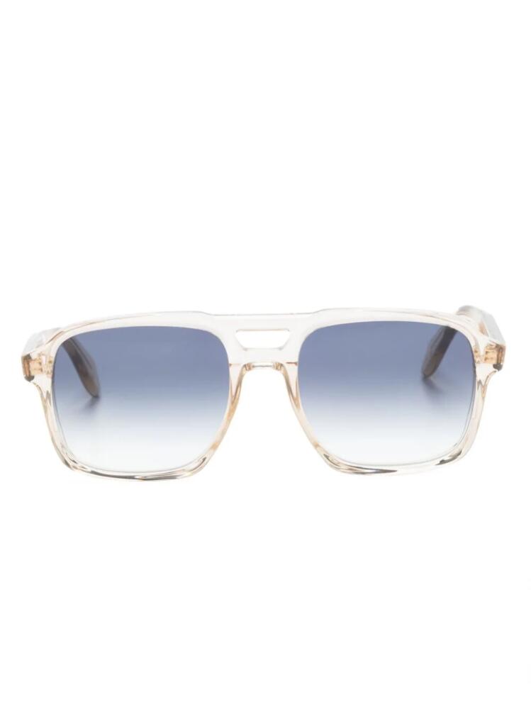 Retrosuperfuture gradient pilot-frame sunglasses - Neutrals Cover