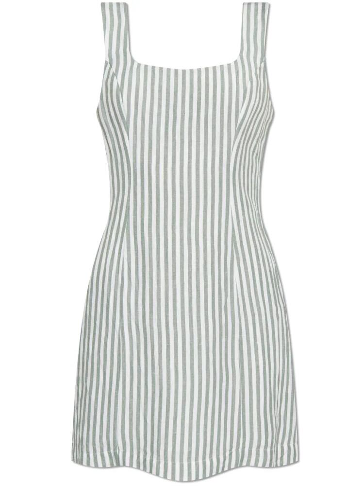 Posse Diana striped minidress - Green Cover