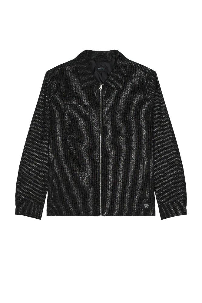 SATURDAYS NYC Flores Suiting Shirt Jacket in Black Cover