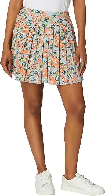 Toad&Co Sunkissed Pleated Skort (Papaya Geranium Print) Women's Skort Cover