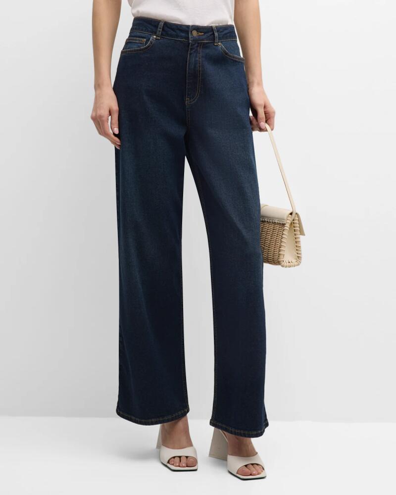 Frances Valentine Ace Mid-Rise Straight-Leg Denim Jeans Cover