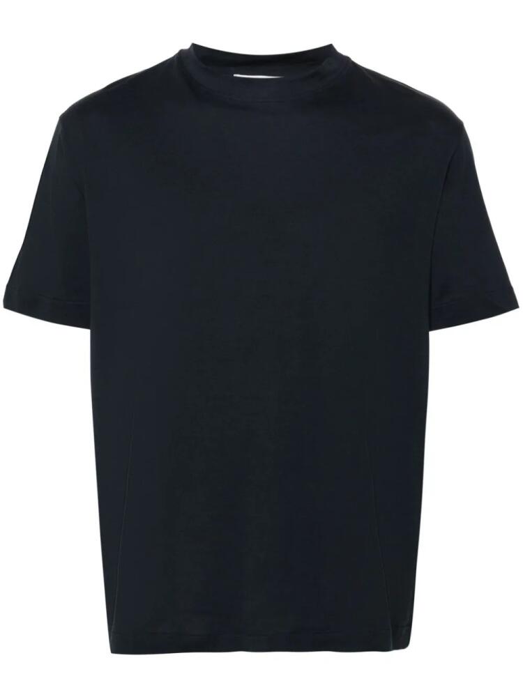 Cruciani crew-neck cotton T-shirt - Blue Cover