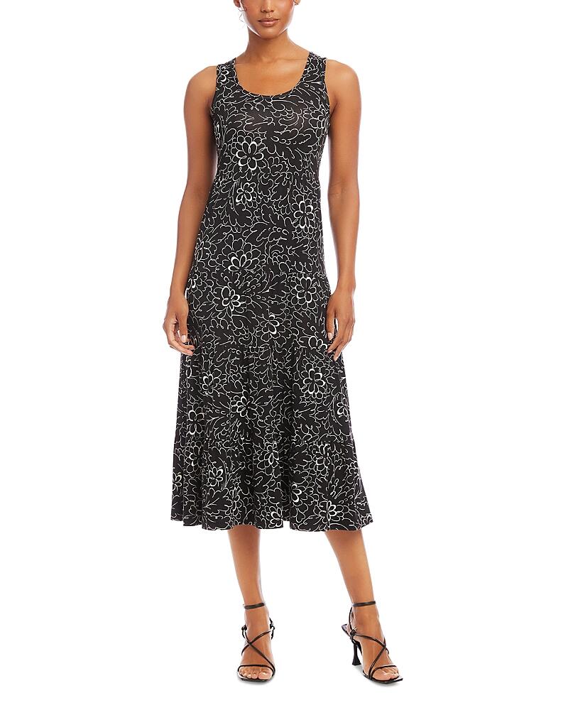 Karen Kane Tiered Midi Dress Cover