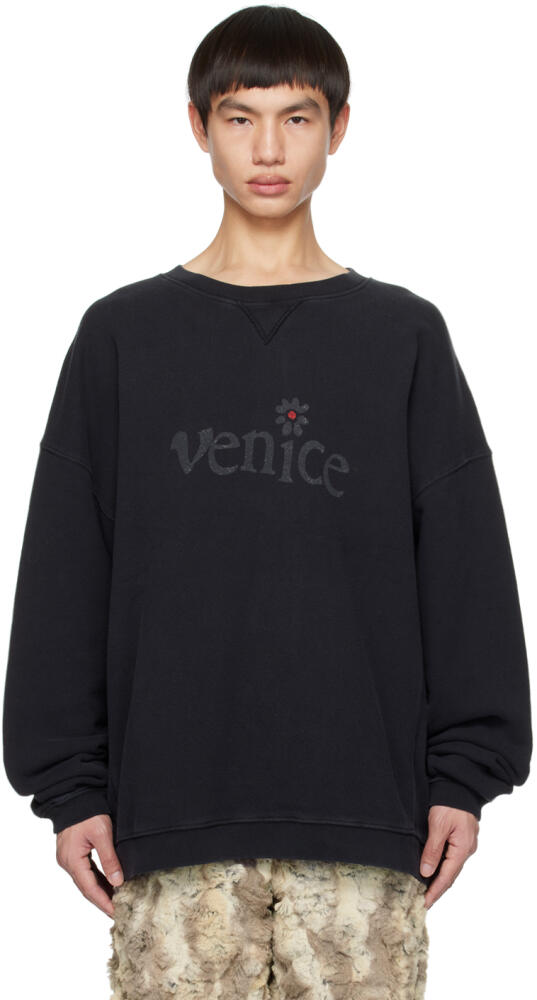 ERL Black 'Venice' Sweatshirt Cover