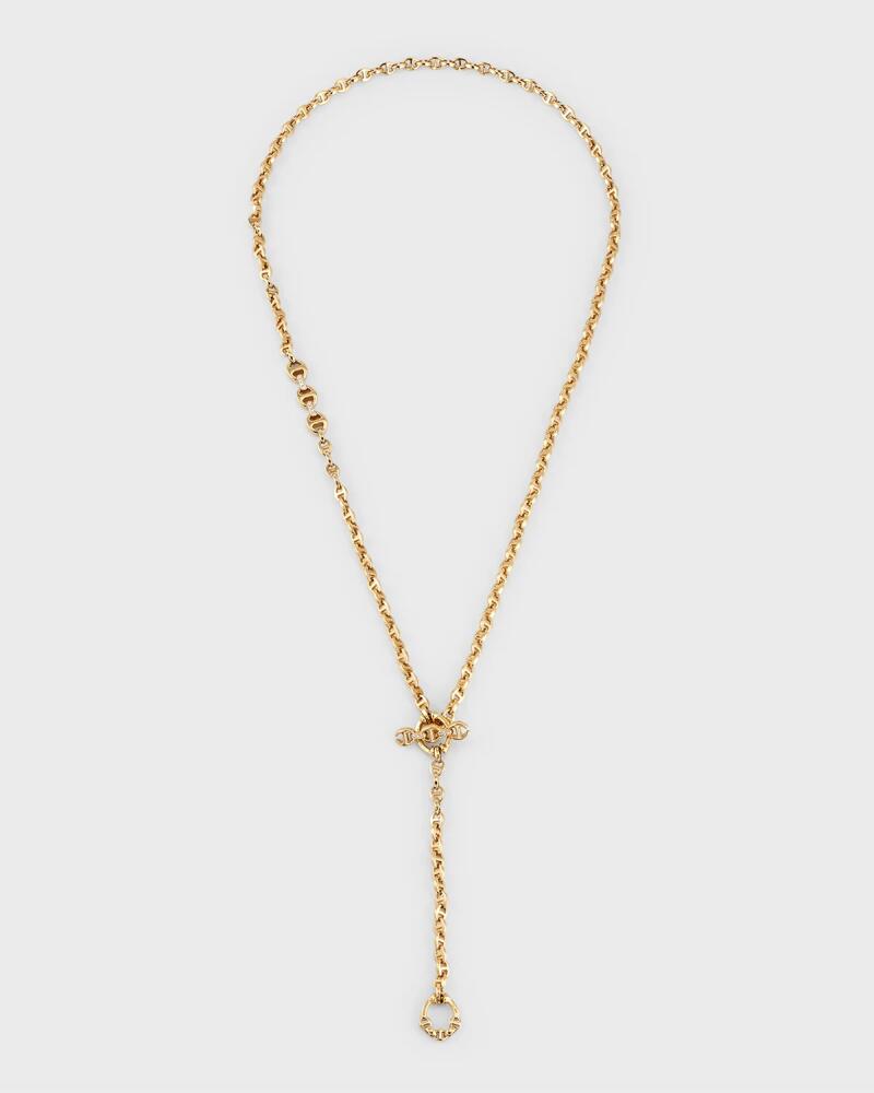 Hoorsenbuhs 18K Yellow Gold Diamond Open-Link Chain Necklace Cover