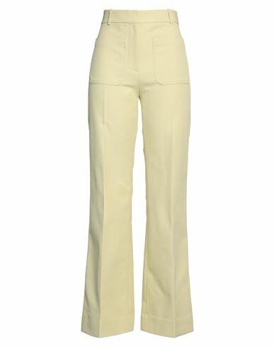 Victoria Beckham Woman Pants Light green Polyester Cover