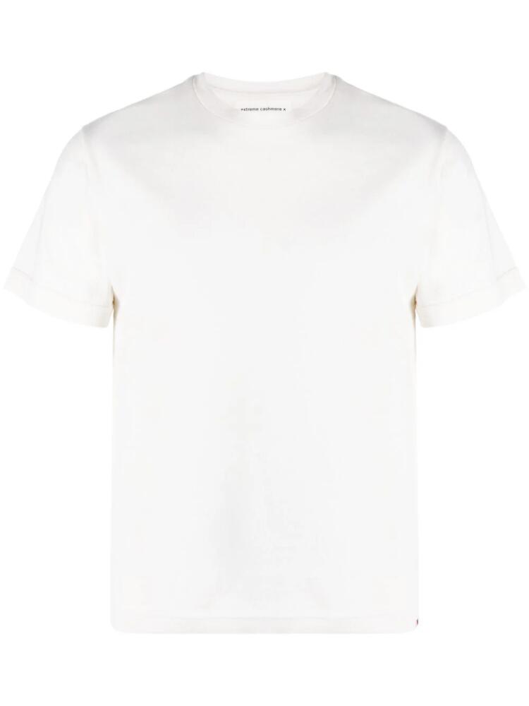 extreme cashmere N°268 Cuba crew neck T-shirt - White Cover