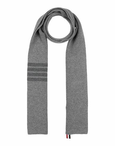 Thom Browne Man Scarf Grey Cashmere Cover