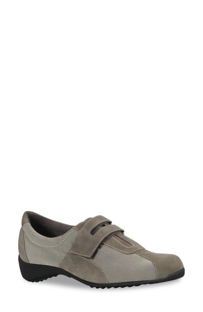 Munro Joliet II Sneaker in Khaki Fabric/Suede Cover