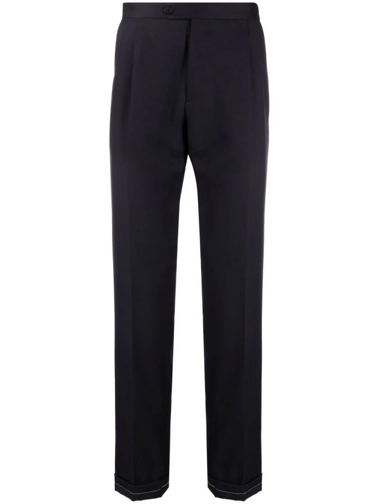 Brioni mid-rise tailored trousers - Blue Cover