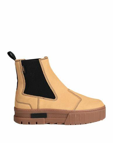 Puma Mayze Chelsea Suede Wn's Woman Ankle boots Ocher Soft Leather, Textile fibers Cover