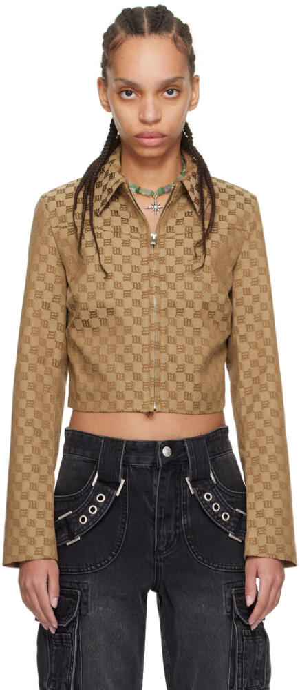 MISBHV Beige Monogram Jacket Cover