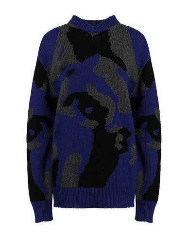 Les Hommes Man Sweater Bright blue Virgin Wool Cover