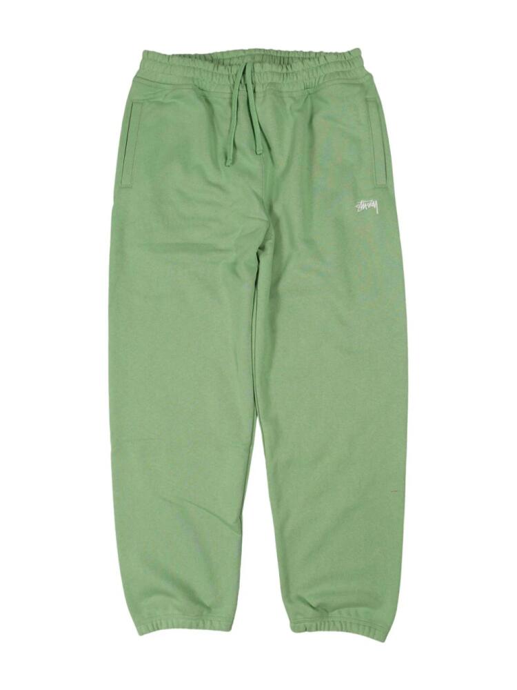 Stüssy logo-embroidered track pants - Green Cover