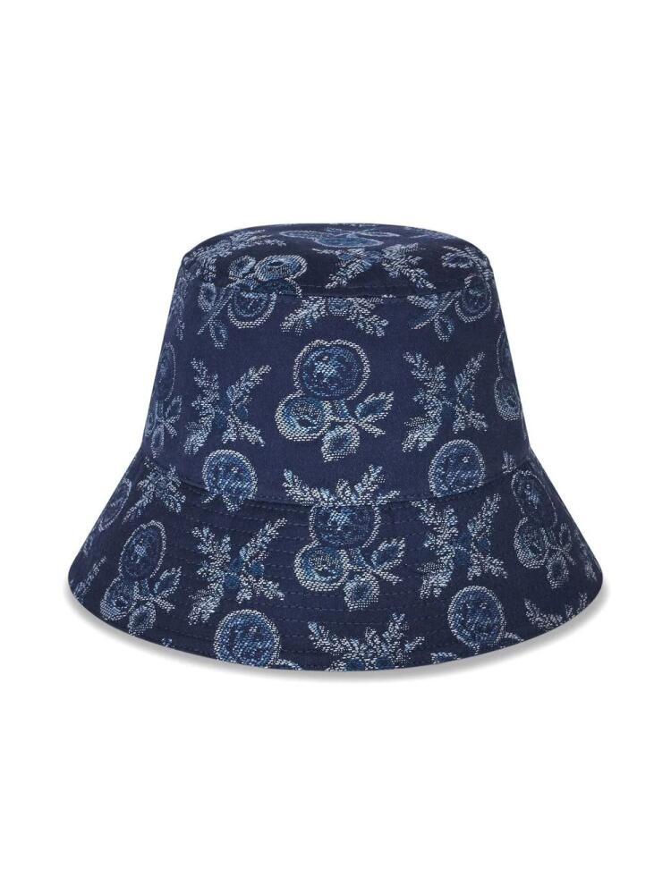 ETRO floral-jacquard bucket hat - Blue Cover