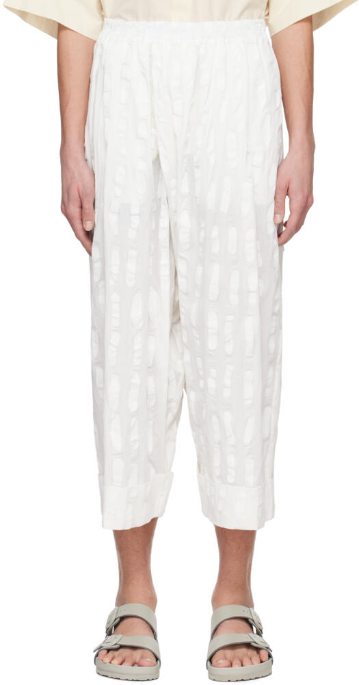 Toogood Off-White 'The Baker' Trousers Cover