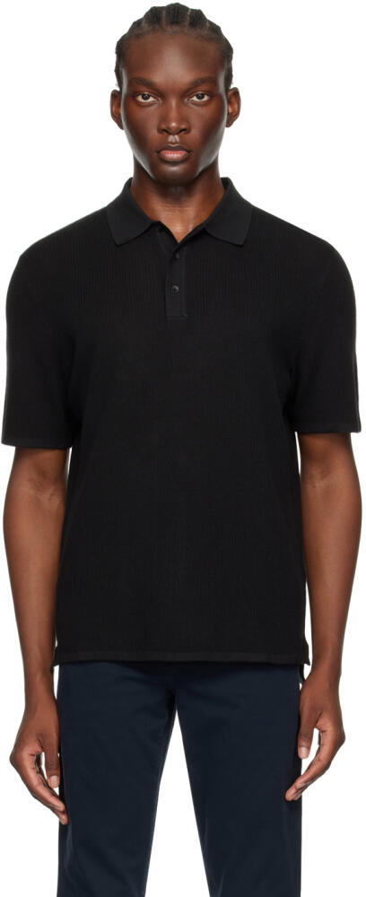 rag & bone Black Harvey Polo Cover