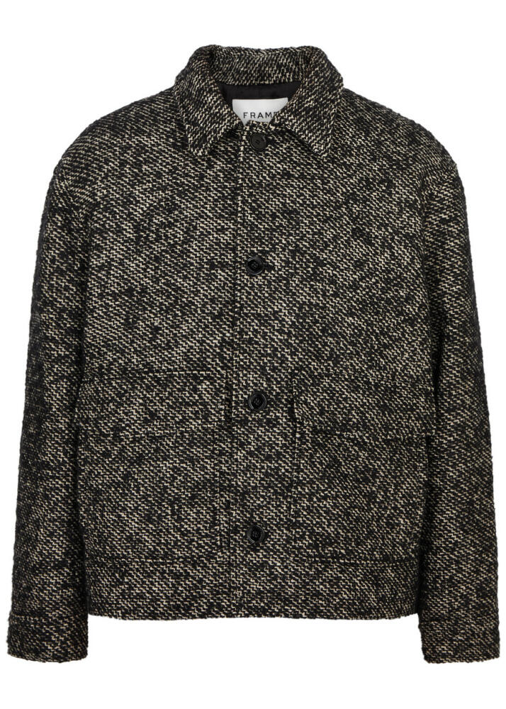 Frame Tweed Jacket - Black Cover