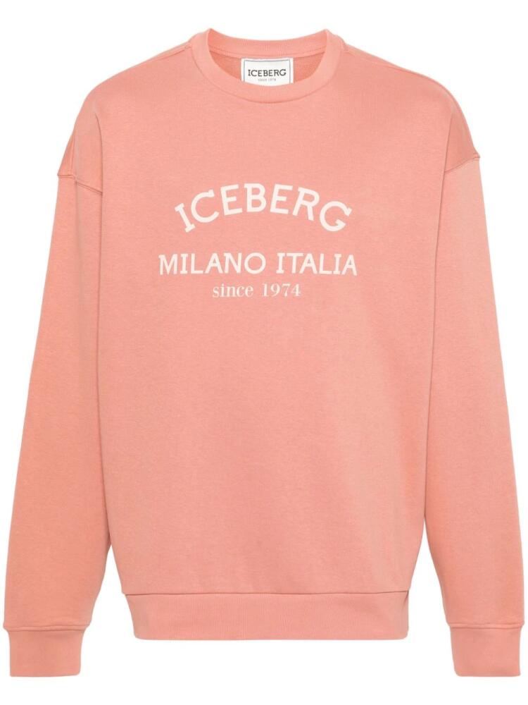 Iceberg logo-print sweatshirt - Orange Cover