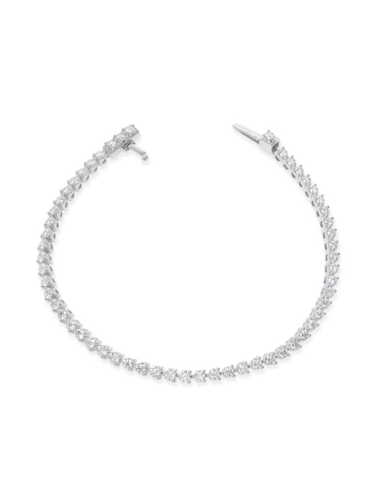 ALINKA 18kt white gold Eva Line diamond bracelet - Silver Cover