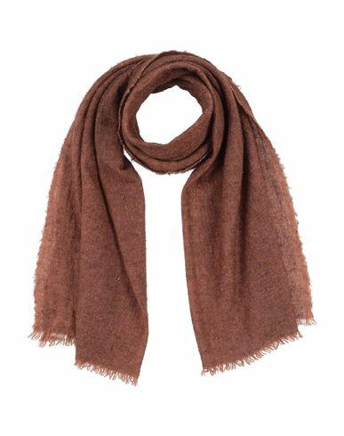 Faliero Sarti Woman Scarf Camel Cashmere, Silk, Virgin Wool Cover