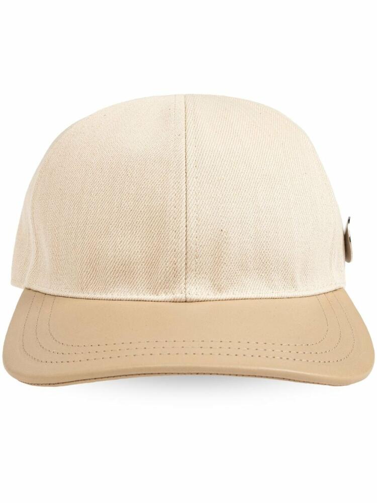 Jil Sander adjustable cotton cap - Neutrals Cover