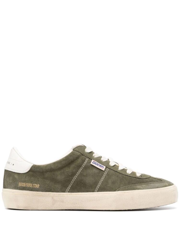 Golden Goose suede low-top sneakers - Green Cover