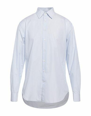 Emporio Armani Man Shirt Sky blue Size 15 ½ Cotton Cover