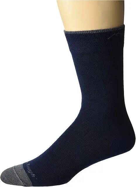 Darn Tough Vermont Solid Crew Lightweight (Navy) Men's Crew Cut Socks Shoes Cover