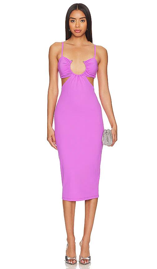 Susana Monaco Cut Out Dress in Purple Cover