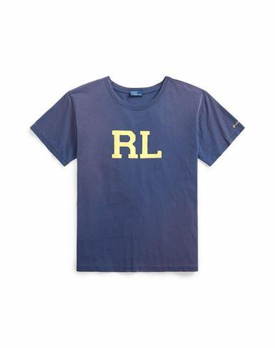 Polo Ralph Lauren Woman T-shirt Navy blue Cotton Cover