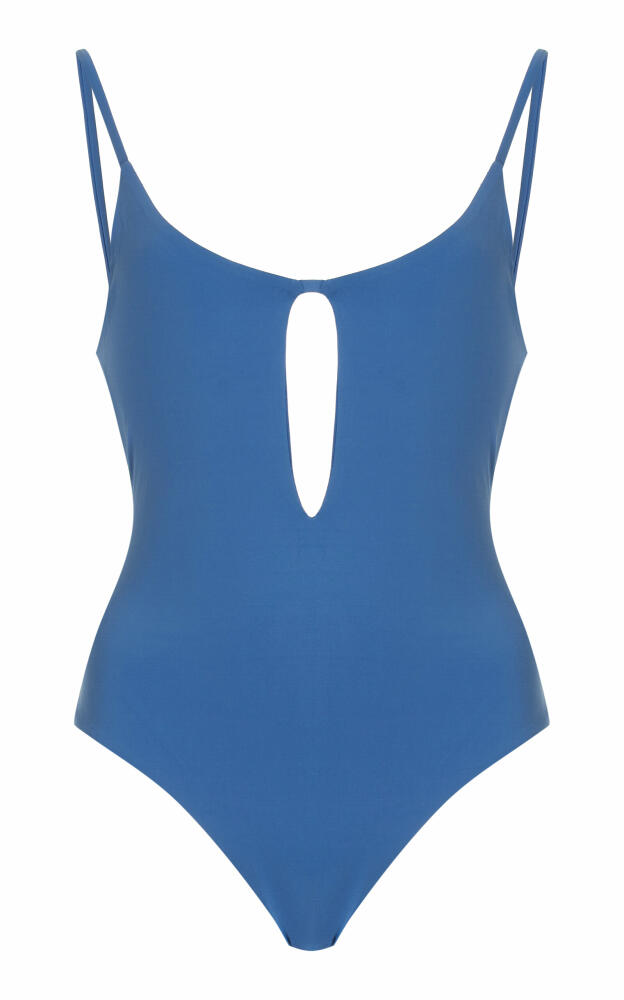 Anemos - Keyhole One-Piece Swimsuit - Blue Cover