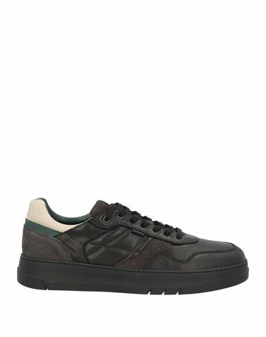 Nero Giardini Man Sneakers Black Leather Cover