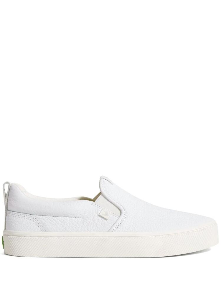 Cariuma leather slip-on sneakers - White Cover