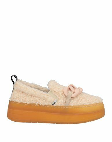 N°21 Woman Sneakers Ivory Shearling Cover