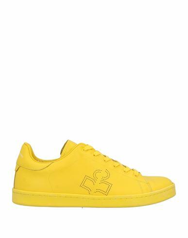 Isabel Marant Man Sneakers Yellow Cow leather Cover