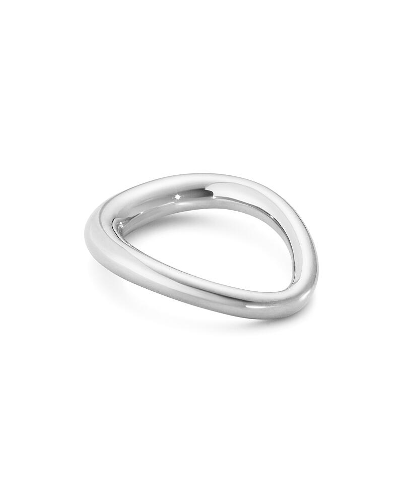 Georg Jensen Sterling Silver Offspring Wavy Band Cover